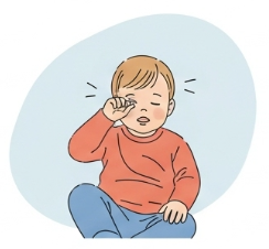 Limited eye contact or no response to name